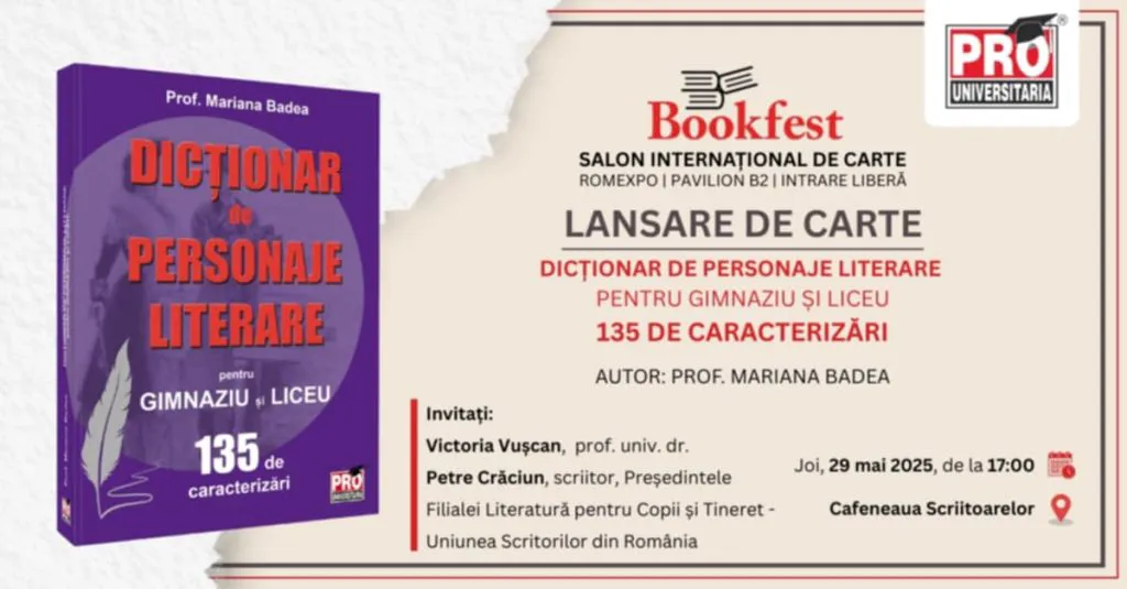 Bookfest 2025, moment special pentru mama lui Mircea Badea. O nouă ediție dedicată iubitorilor de lectură