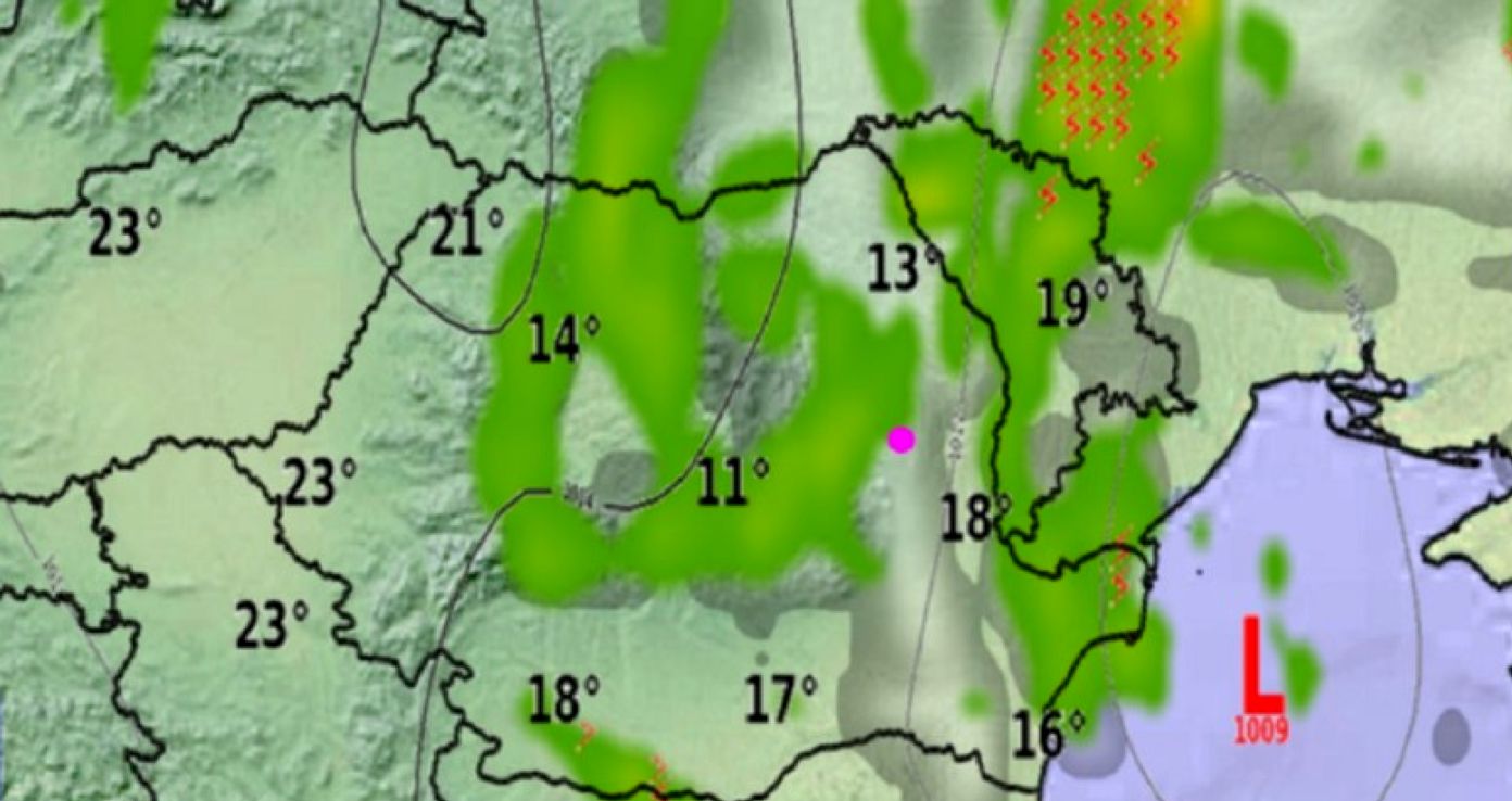 Ciclonul din Marea Neagră aduce ploi abundente și vreme rece în România: Avertizări ANM și riscuri hidrologice 