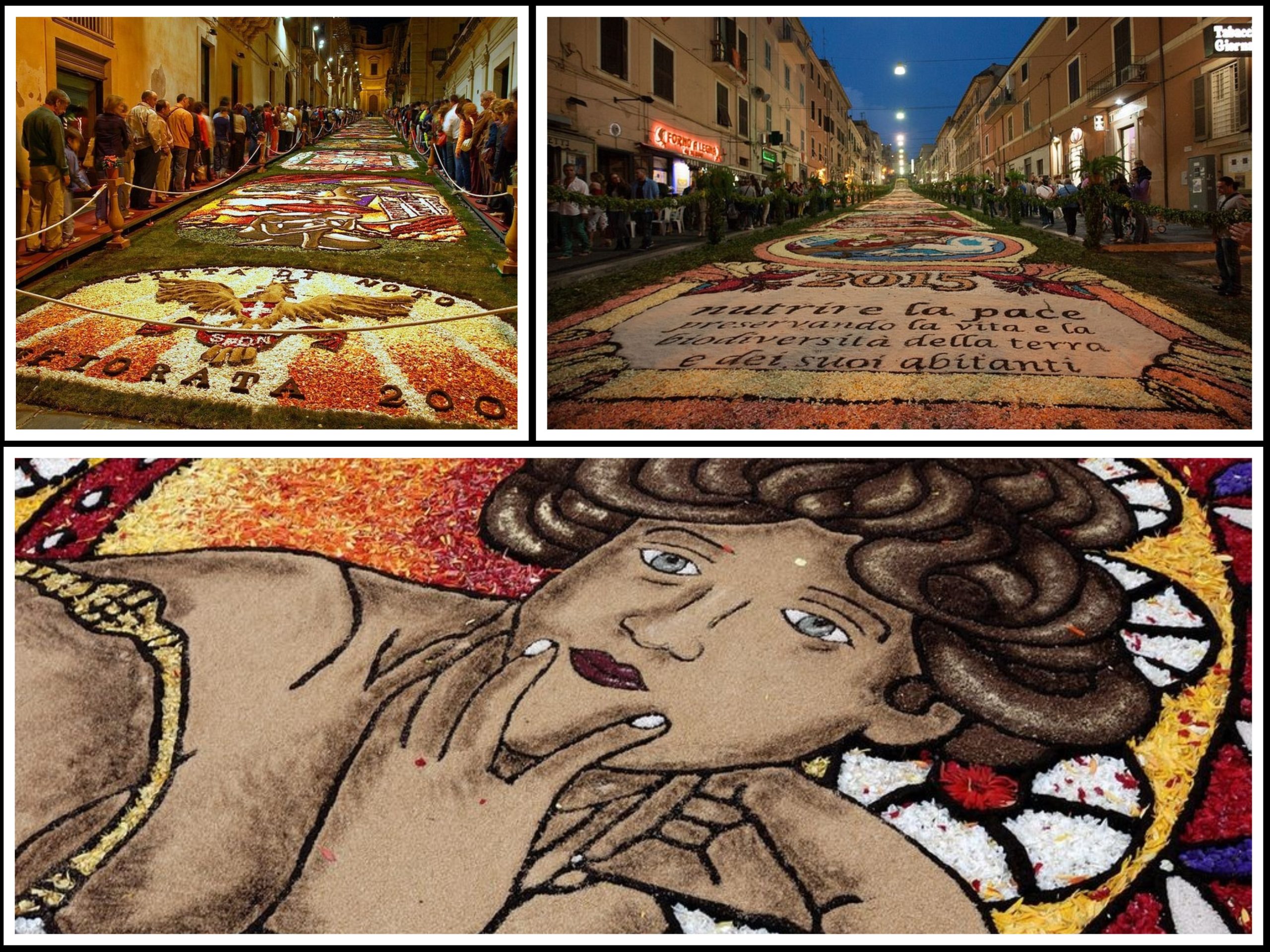 Infiorata, cel mai spectaculos festival al italienilor, îmbracă străzile orașului în covoare imense de flori. Evenimentul datează din 1778