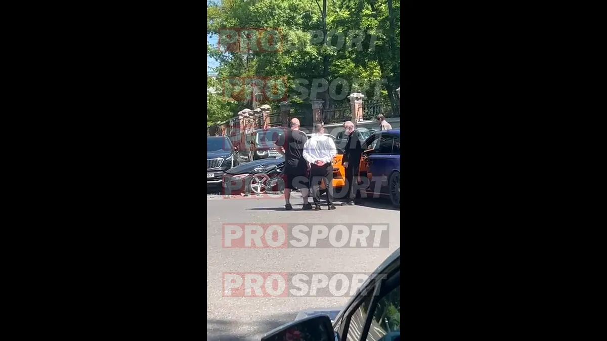Gigi Becali, din nou cu mașina bușită. Poliția anchetează cine s-a aflat la volan în momentul accidentului