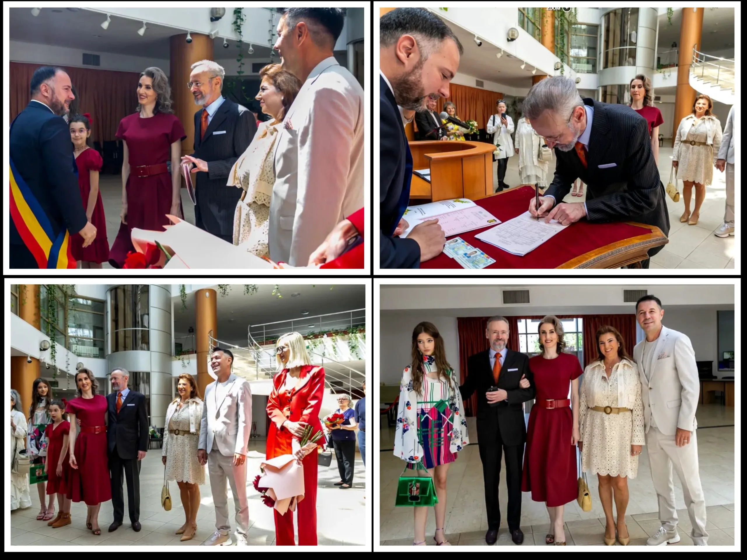 Mihai Albu și iubita sa au spus marele DA. Mireasa și fiica designerului au strălucit la eveniment. Foto