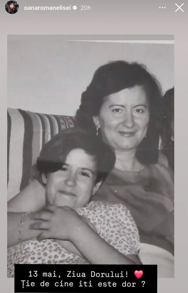 Oana Roman, nostalgică după o persoană dragă. Vrea să știe cum sunt și alții