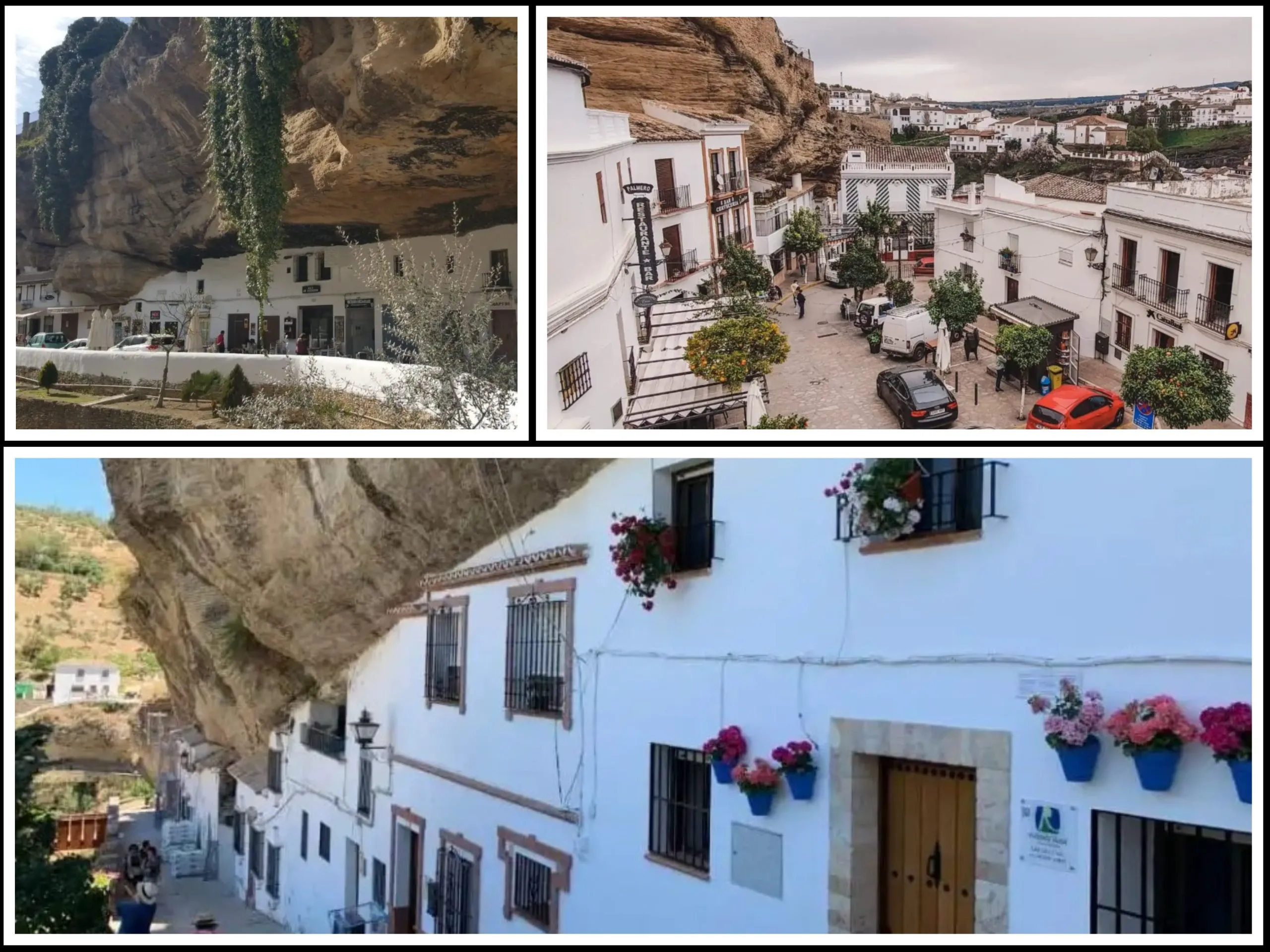 Setenil de las Bodegas, satul unic în lume. Casele locuitorilor sunt construite sub stânci