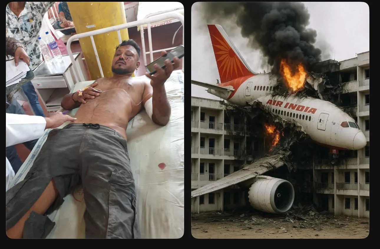 Coincidență stranie în cazul accidentului aviatic al Air India. Miracolul supraviețuitorului de pe locul 11A nu e singular