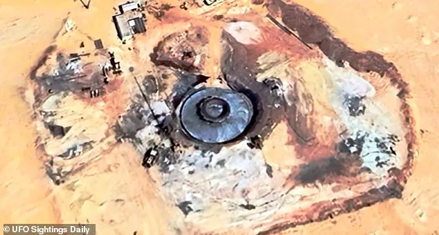 Descoperire bizară în deșertul Sahara, pe hărțile Google. Apare teoria unui OZN îngropat 