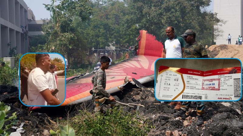 Noi imagini cu supraviețuitorul avionului Air India, surprins pe stradă. Pilotul a cerut Ajutor înainte de prăbușire