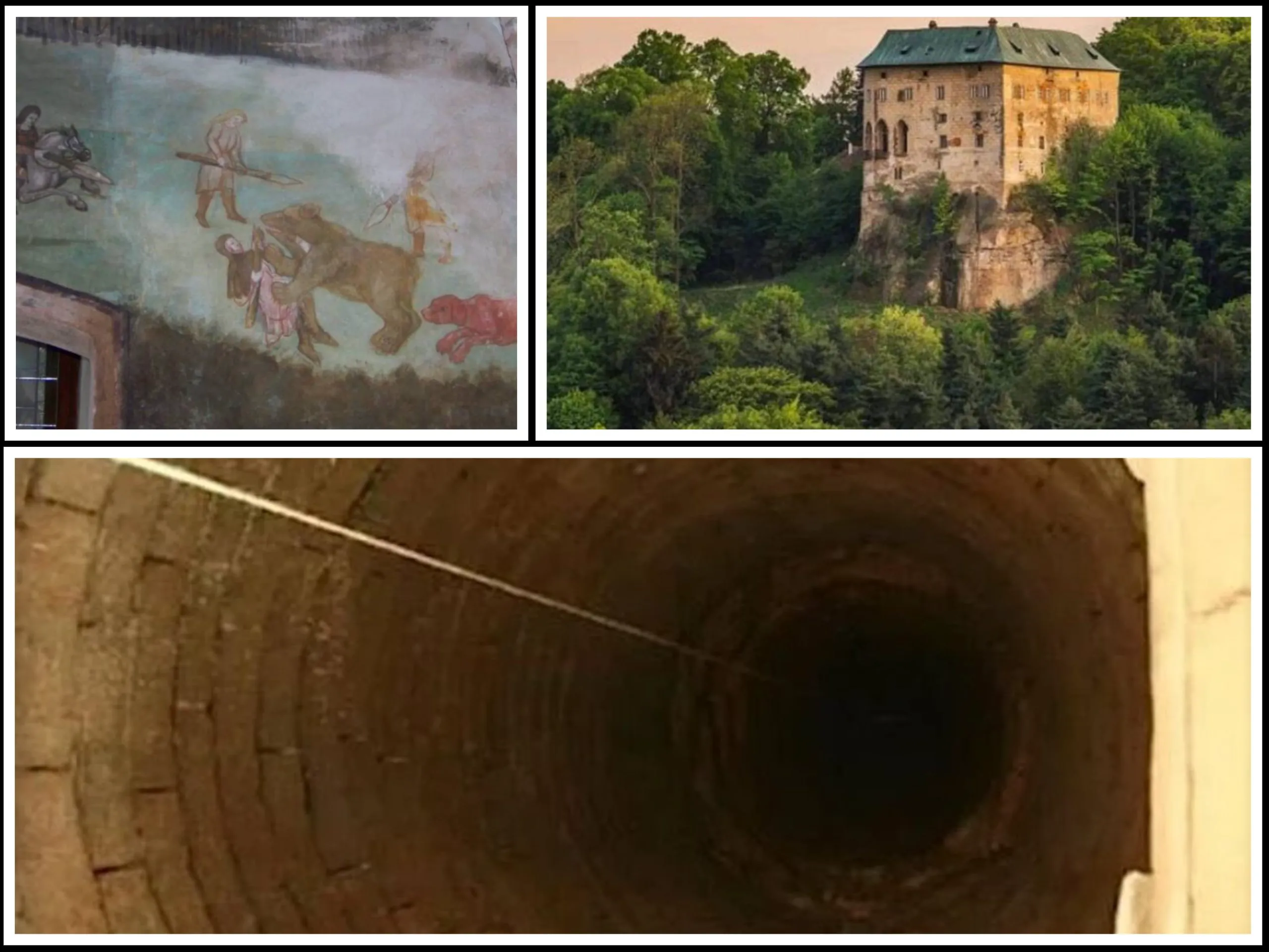 Castelul care acoperă o groapă fără fund de unde au ieșit demoni și creaturi înaripate. Locul este bântuit de vrăjitorul nemuritor