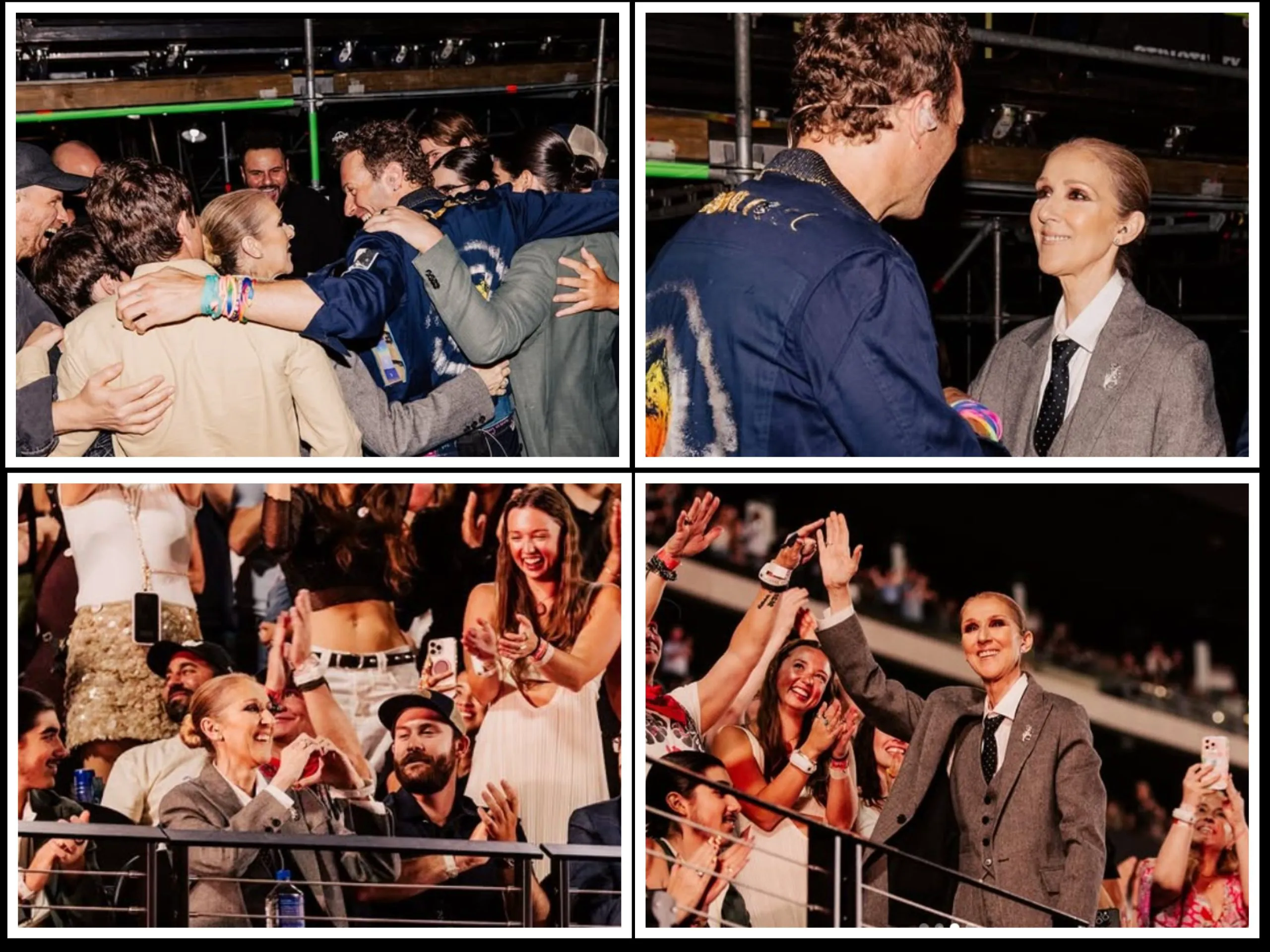Celine Dion a făcut spectacol la concertul Coldplay. A dansat ca în zilele bune. Video