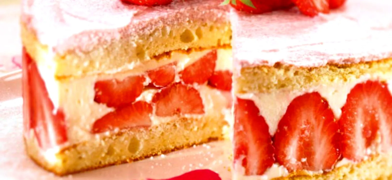 Rețetă autentică de pandișpan cu căpșuni franțuzesc. Cum se prepară elegantul desert génoise aux fraises