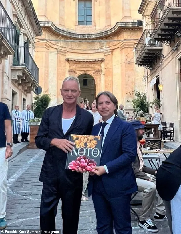 Cântărețul Sting și-a măritat fiica, într-o locație de vis din Sicilia. I-a făcut pe invitați să plângă. Foto