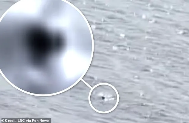 Monstrul din Loch Ness, surprins din nou în imagini. Martorii spun că e a doua oară în câteva luni. Foto 