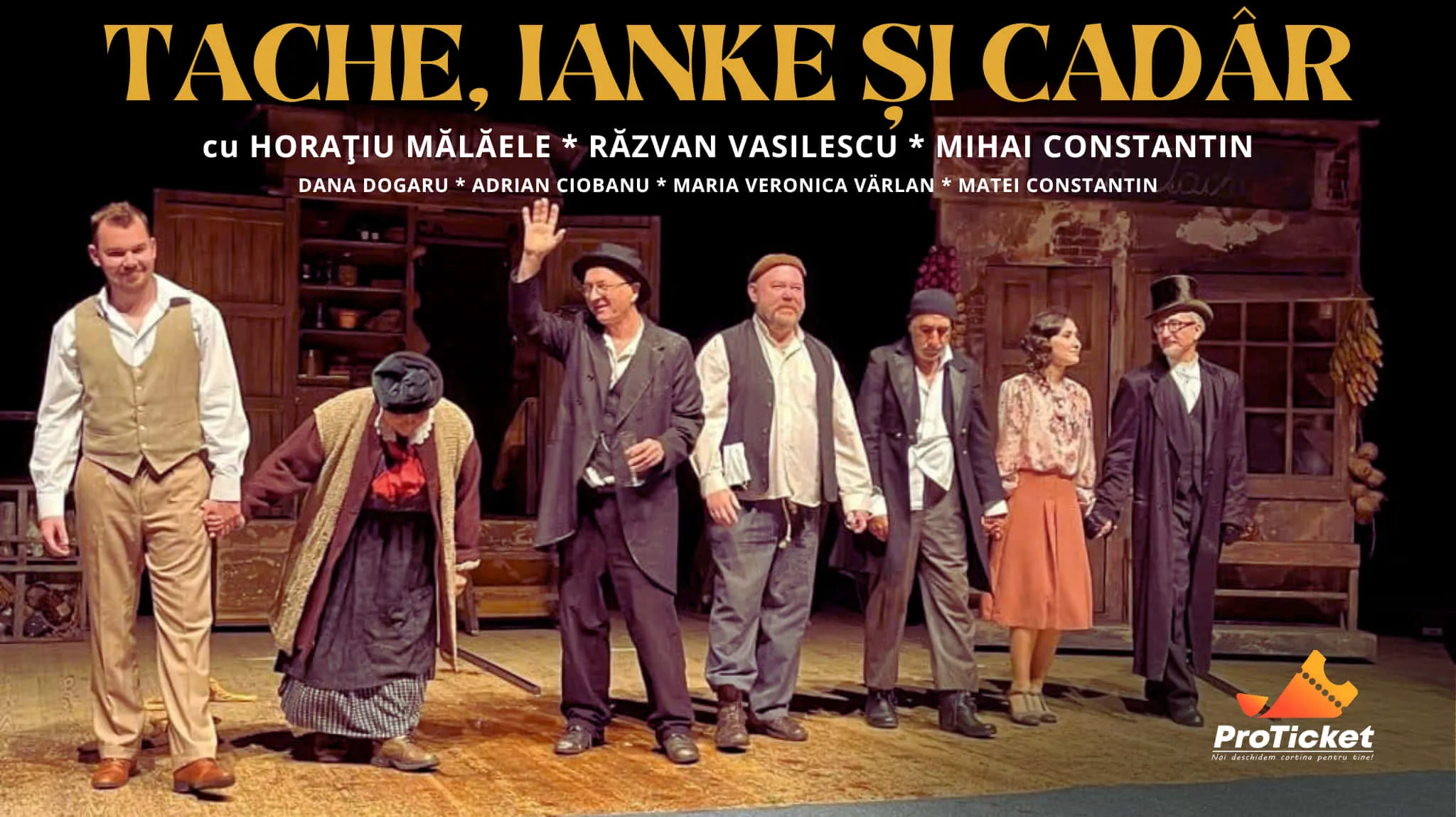 Horațiu Mălăele, într-un maraton teatral pe scena Teatrului Național. De neratat!