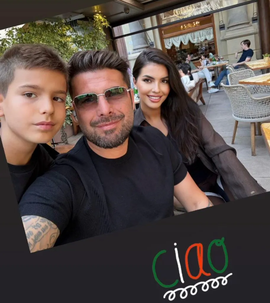 Adrian Mutu îmbină utilul cu plăcutul în vacanță. Nu întâmplător și-a dus familia la Florența