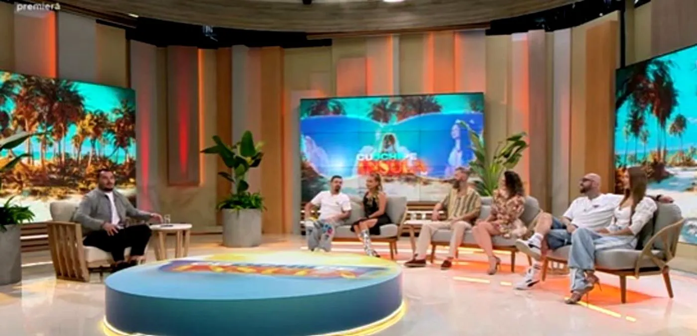 Insula iubirii, sub ochii vedetelor. În premieră într-un platou de televiziune, CRBL și Olga, și-au spus povestea