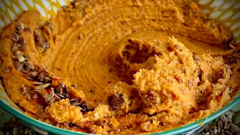 Rețetă de hummus fără năut, perfectă pentru sănătatea intestinală