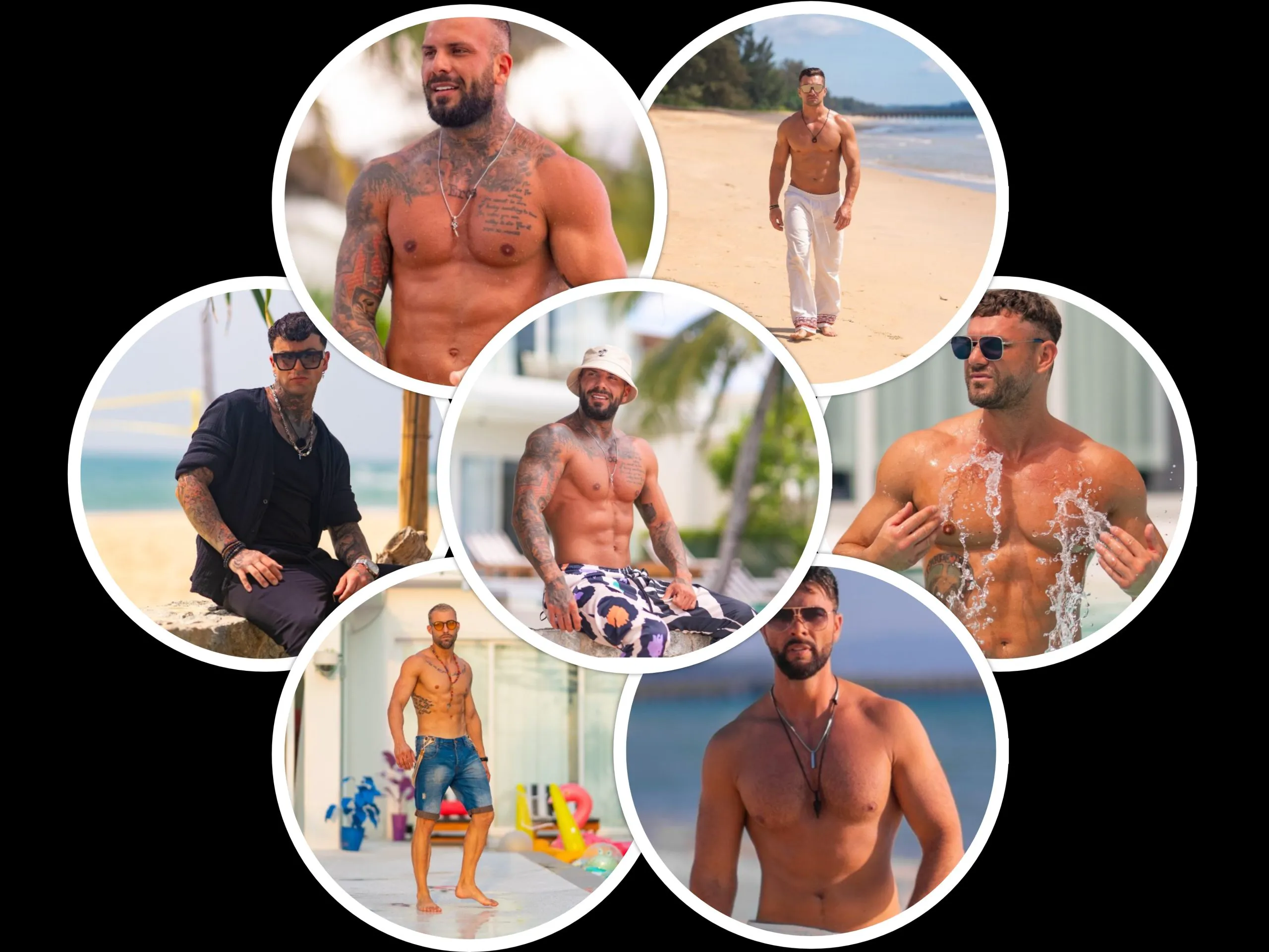 Ei sunt ispitele masculine de la Insula iubirii. Concurentele se vor „topi” în fața masculilor 