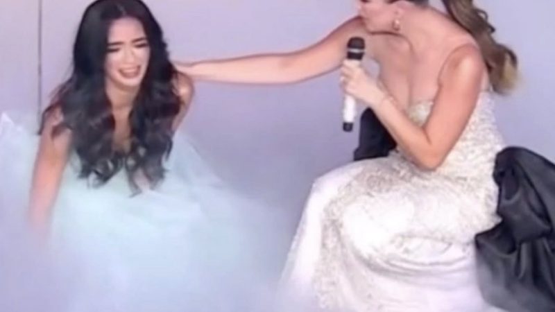 Imagini șocante cu concurenta Miss Universe Latina. A căzut și nu a mai reușit să se ridice