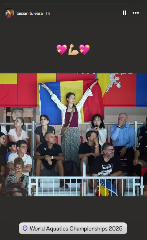 Mesajul exploziv al lui David Popovici către iubită, după ce a câștigat aurul și titlul de campion mondial