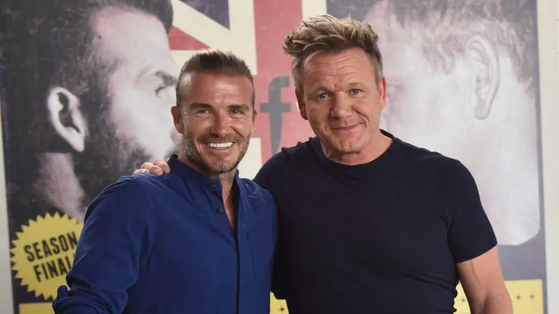 Pe Gordon Ramsay și David Beckham îi leagă o prietenie veche. Copiii bucătarului au crescut însă diferit