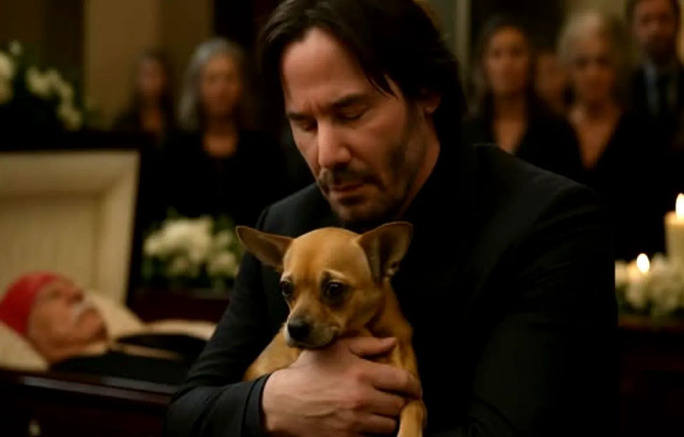 Keanu Reeves a adoptat câinele loial al lui Hulk Hogan. Animalul s-a despărțit de stăpânul său într-un mod sfâșietor