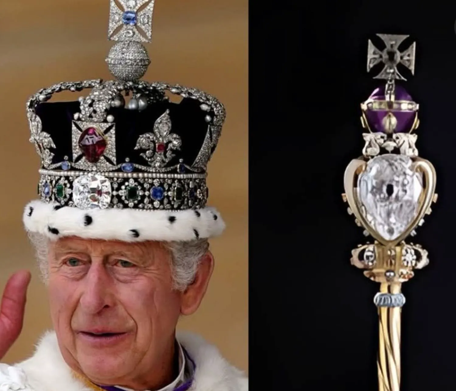 Povestea diamantului Cullinan I, cunoscut ca Steaua Africii. Bijuteria se află în sceptrul de aur al regelui Charles