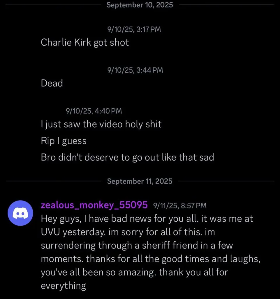 Detalii năucitoare în asasinatul lui Charlie Kirk. Stenogramele discuției dintre criminal și iubitul trans