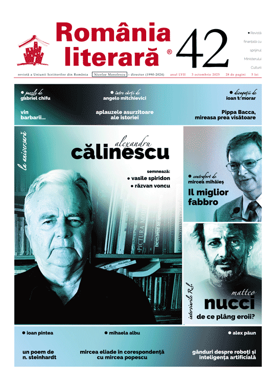 România literară nr.42, coperta din octombrie 2025