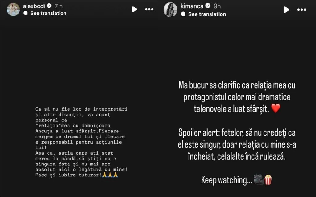 Alex Bodi îi dă „liber” Ancuței. „Ăștia care ați stat mereu la pândă, să știți că e singura fată!”