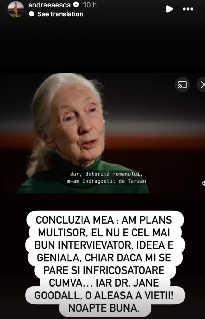Documentarul de pe Netflix care a făcut-o pe Andreea Esca să plângă. E o revoluție în televiziune