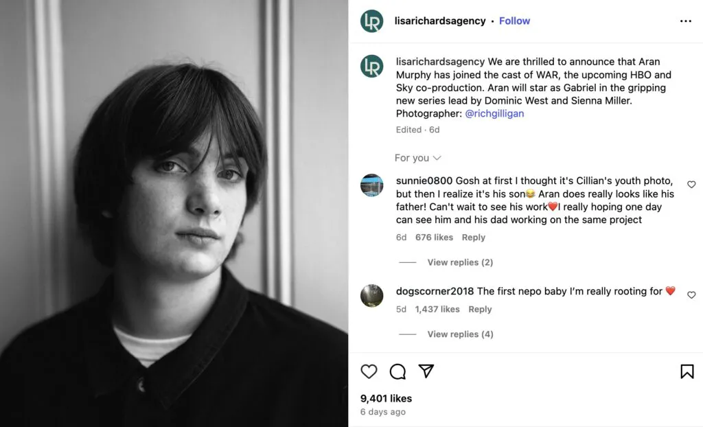 Fiul vedetei din „Oppenheimer”, pe urmele tatălui. Adolescentul își face debutul