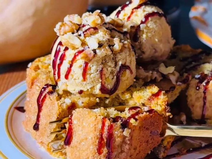 Magie de toamnă: înghețată cremoasă cu dovleac