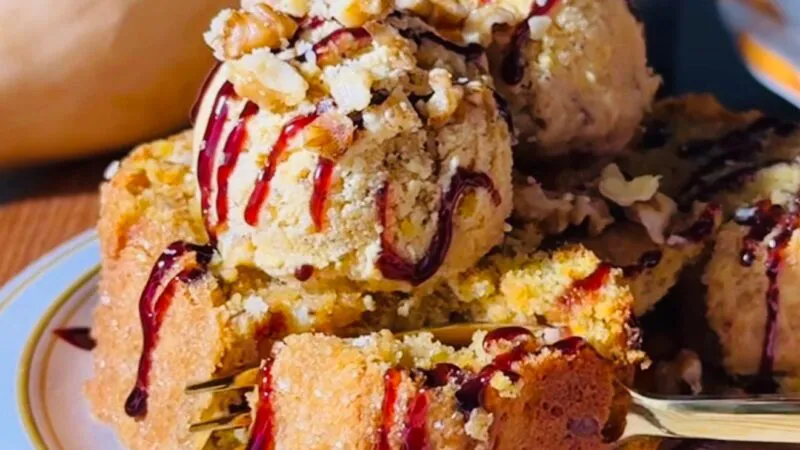 Magie de toamnă: înghețată cremoasă cu dovleac