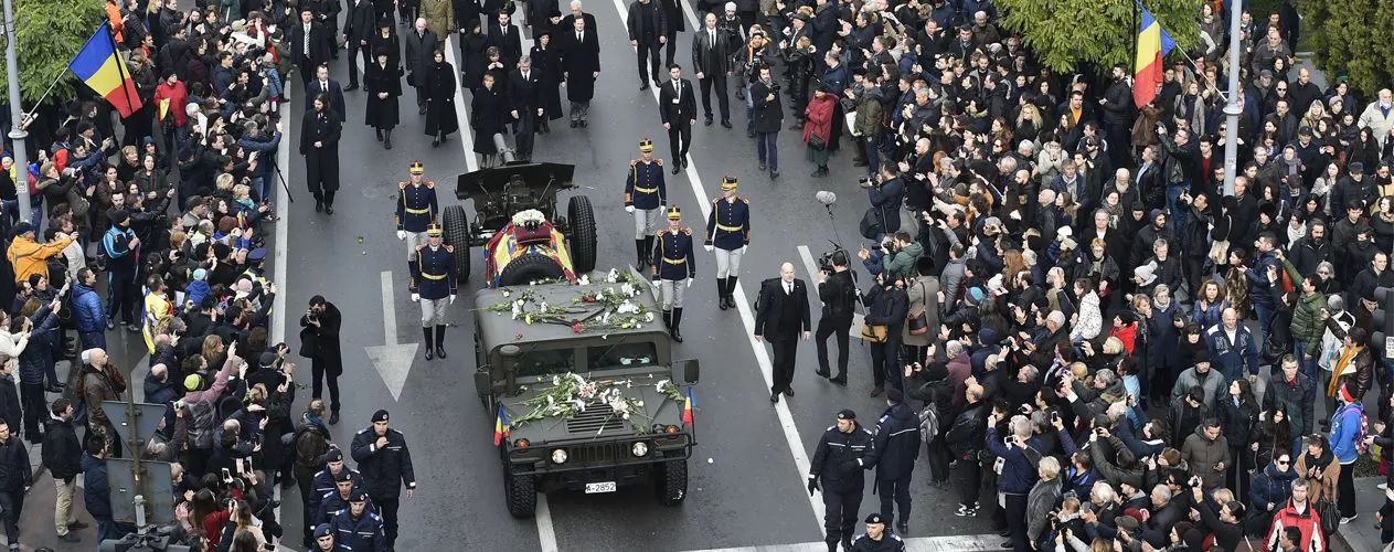 Funeraliile Regelui Mihai, 16 decembrie 2017 București