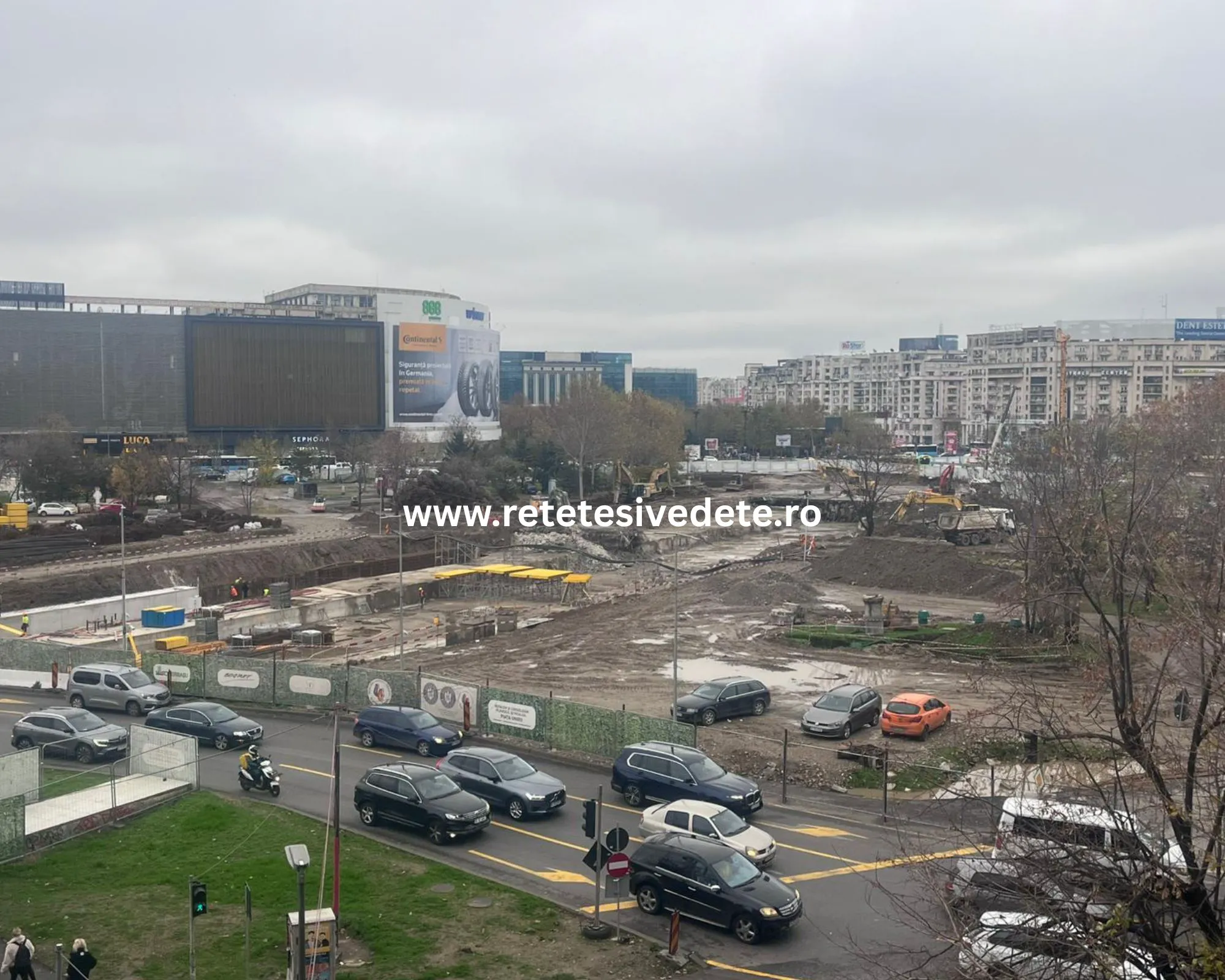 Mobilizare totală la Planșeul Unirii! Imagini exclusive cu stadiul lucrărilor din centrul Capitalei 