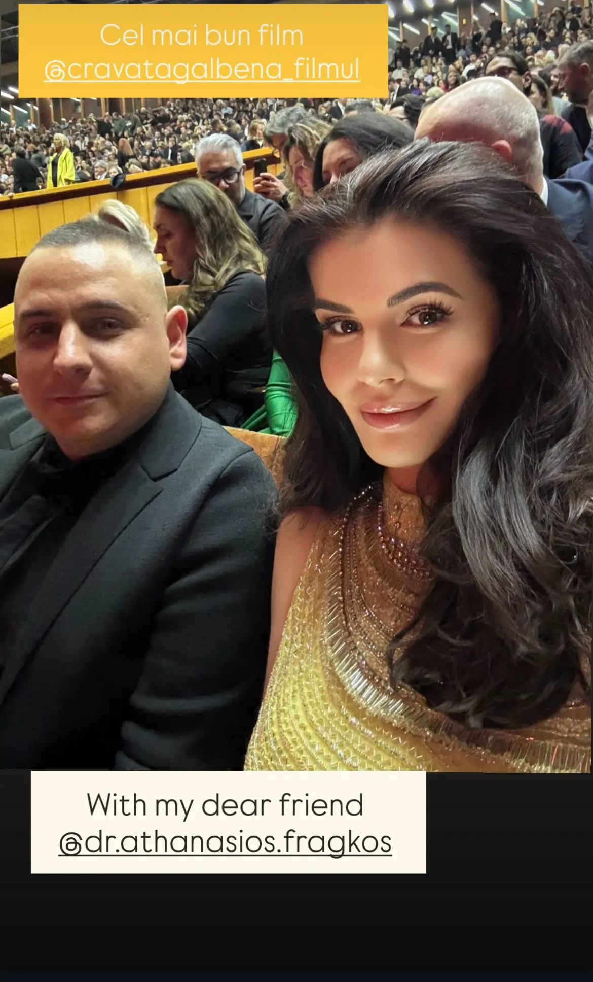 Monica Gabor a venit în România pentru Sergiu Celibidache în „Cravata Galbenă”. A fost însoțită de un medic