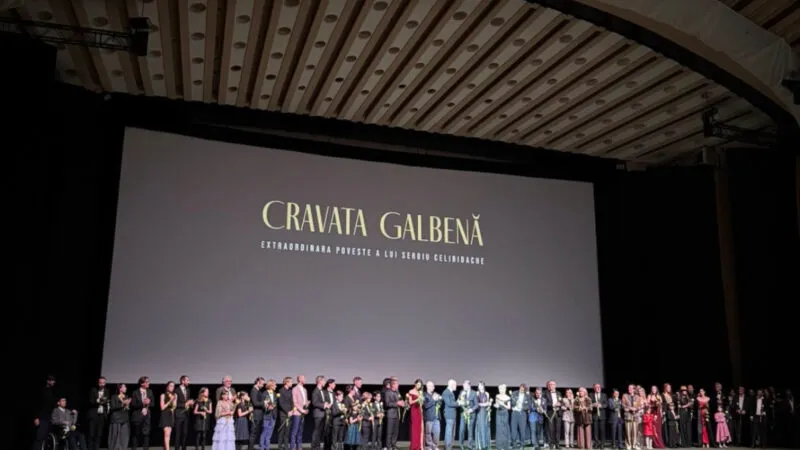 Monica Gabor a venit în România pentru Sergiu Celibidache în „Cravata Galbenă”. A fost însoțită de un medic