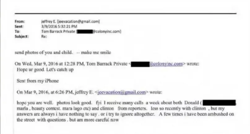 Ambasadorul, prieten și finanțator al lui Trump, intim cu pedofilul Epstein. „Trimite poze cu tine și copilul!”