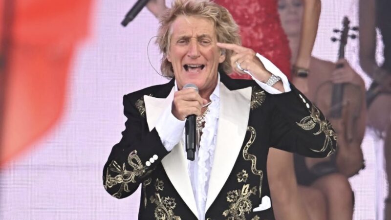 Rod Stewart face spectacol pe stadion alături de fiul său. Băiatul l-a moștenit
