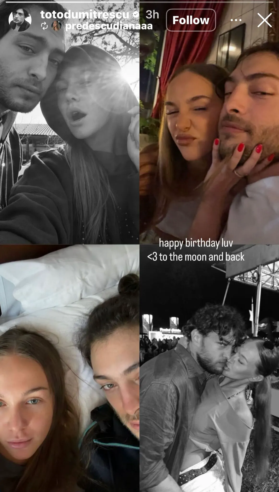 Toto Dumitrescu, dublu motiv de sărbătoare. Nu se dezlipește de iubită