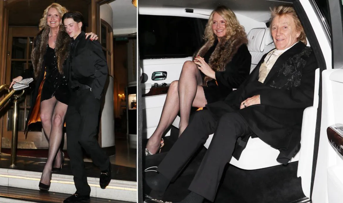 Soția lui Rod Stewart, apariție incendiară la 54 de ani! Are picioare de invidiat