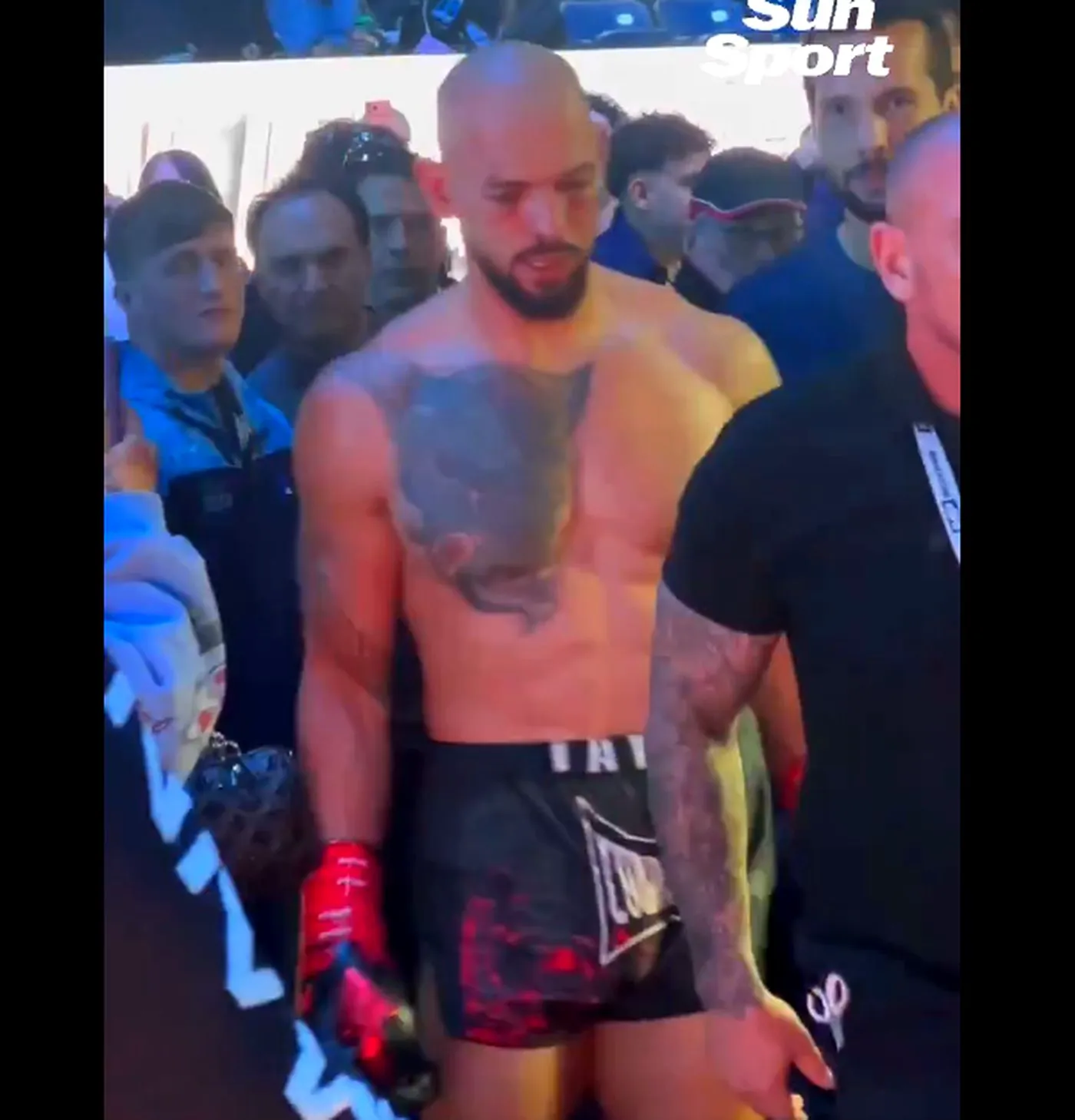 Andrew Tate și-a găsit nașul. S-a lăsat cu arcada spartă