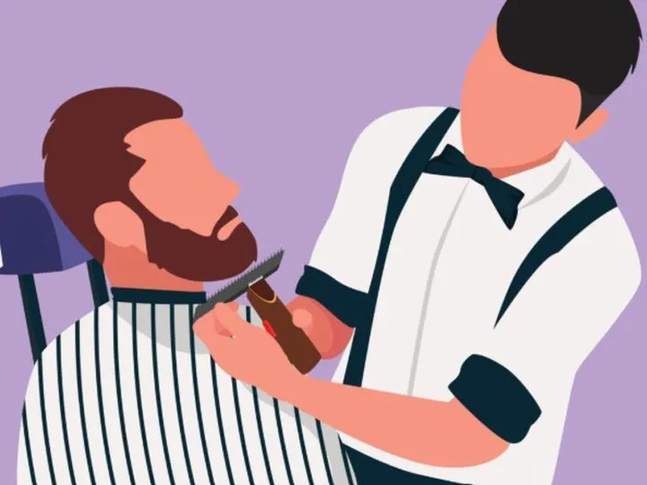 Doriți un tuns sau un bărbierit? Cât costă? 25 lei tunsul și 15 lei bărbieritul. Leșini de râs ce urmează