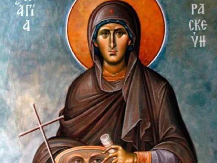 Moaștele Sfintei Cuvioase Paraschevi, vindecătoarea orbilor, pentru prima dată în istorie la Biserica Sf. Gheorghe Nou din București