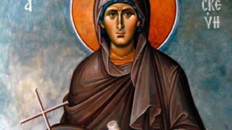 Moaștele Sfintei Cuvioase Paraschevi, vindecătoarea orbilor, pentru prima dată în istorie la Biserica Sf. Gheorghe Nou din București