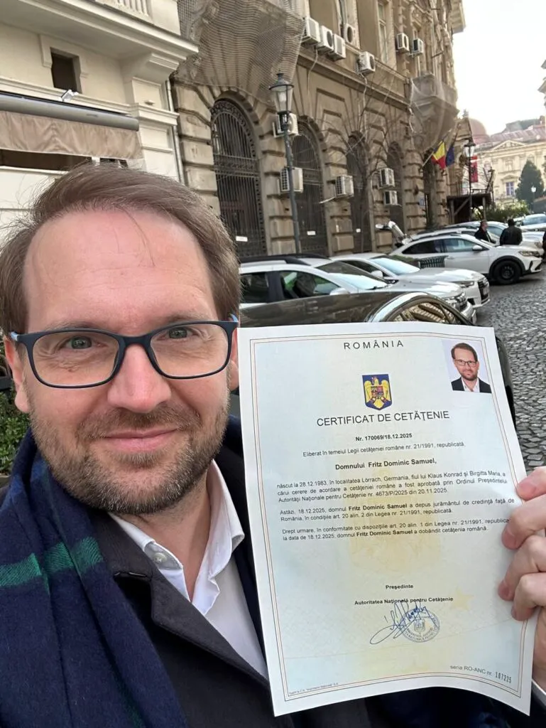 Fritz nu a știut Imnul României, dar s-a dus să ceară cetățenie română. Primarul s-a făcut de tot râsul live la TV