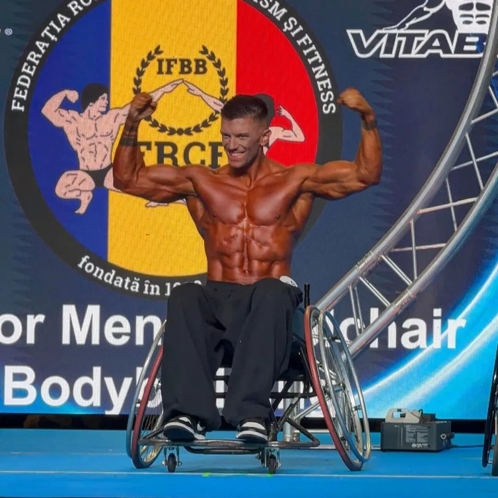 Povestea emoționantă a unui Vicecampion Mondial, spusă de el din scaunul cu rotile