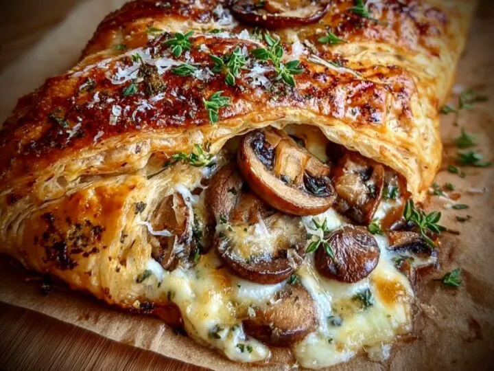 Ruladă cu ciuperci și brânză, un deliciu perfect pentru orice masă