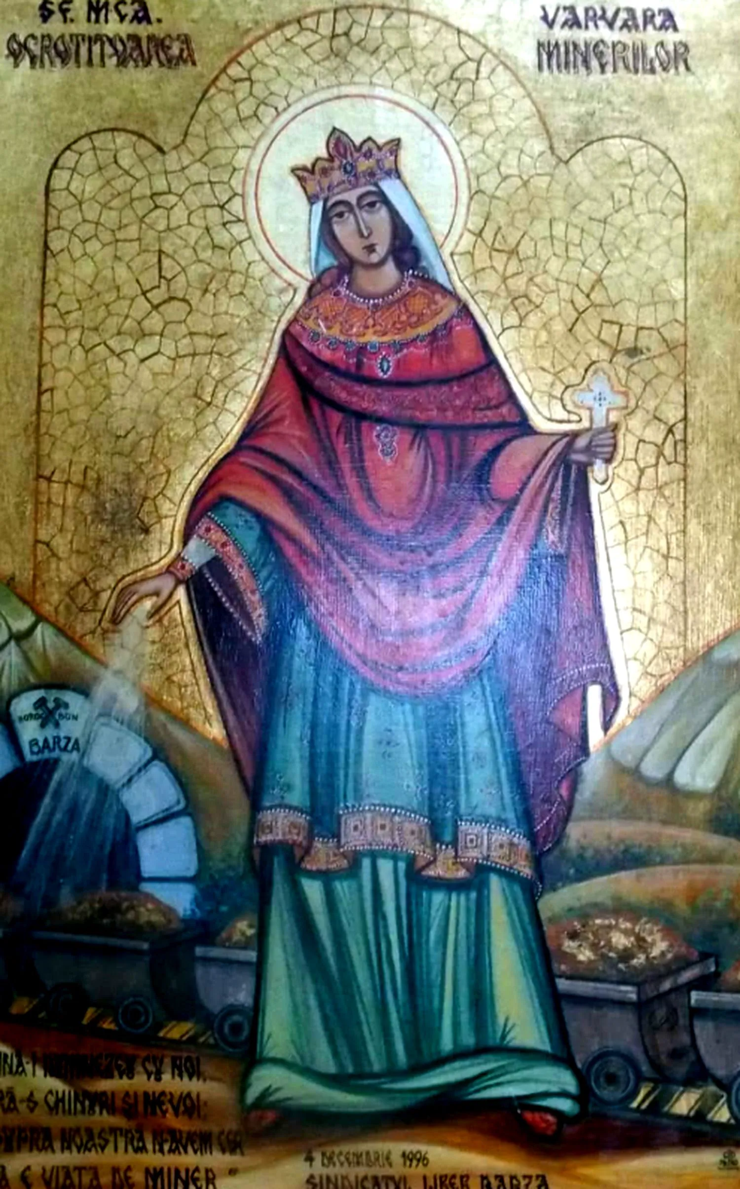 4 decembrie, Sfânta Muceniță Varvara, protectoarea minerilor. De ce trebuie credincioșii să-și ungă fața cu miere