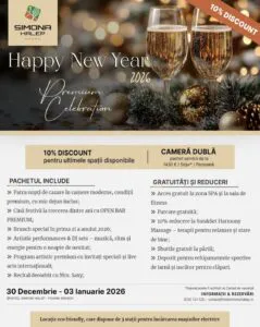 Ce le-a pregătit Simona Halep turiștilor care vin la hotelul ei de Revelion. Anul trecut s-a dezlănțuit alături de Loredana Groza