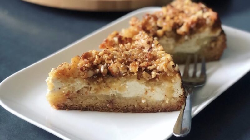 Tartă cu mere și brânză, desertul preferat al nemților, peste iarnă